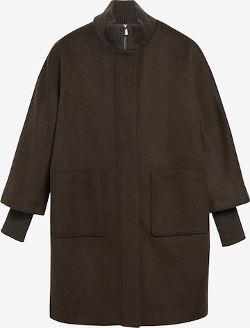Manteau mi-saison COMMA en marron : devant