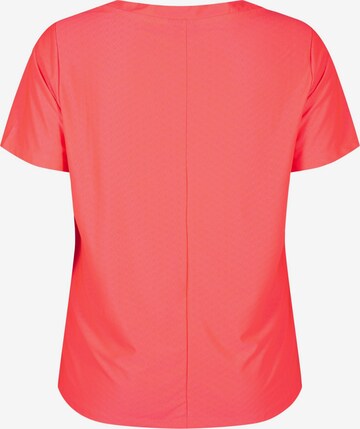 Active by Zizzi Shirt 'ANAOMI' in Orange