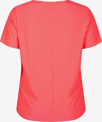 T-shirt 'ANAOMI' Active by Zizzi en orange