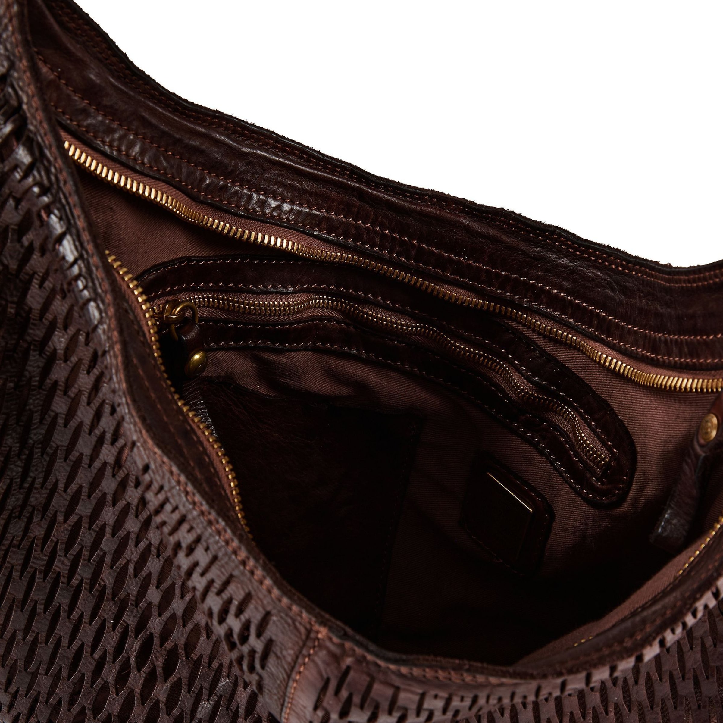 Borsa a spalla 'Anastasia' di Campomaggi in marrone