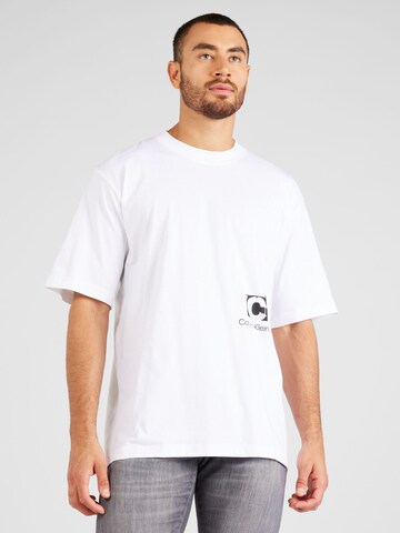 Calvin Klein Jeans Shirt in White: front