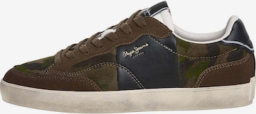 Pepe Jeans Sneakers 'Lane Camo' in Green: front
