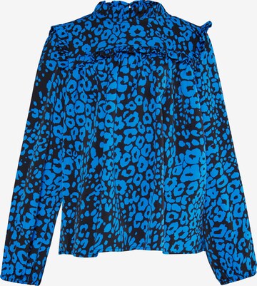 faina Blouse in Blauw: voorkant