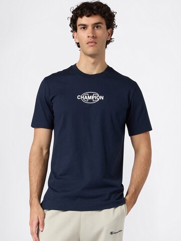 Champion Authentic Athletic Apparel Футболка в Синий: спереди