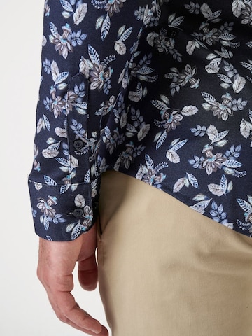 DESOTO Slim fit Overhemd in Blauw