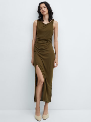 MANGO Dress 'Cacao' in Green: front