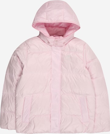rožinė ADIDAS ORIGINALS Demisezoninė striukė: priekis