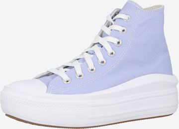 CONVERSEVisoke tenisice 'CTAS' - ljubičasta boja: prednji dio