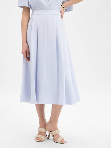Marie Lund Skirt in Blue: front