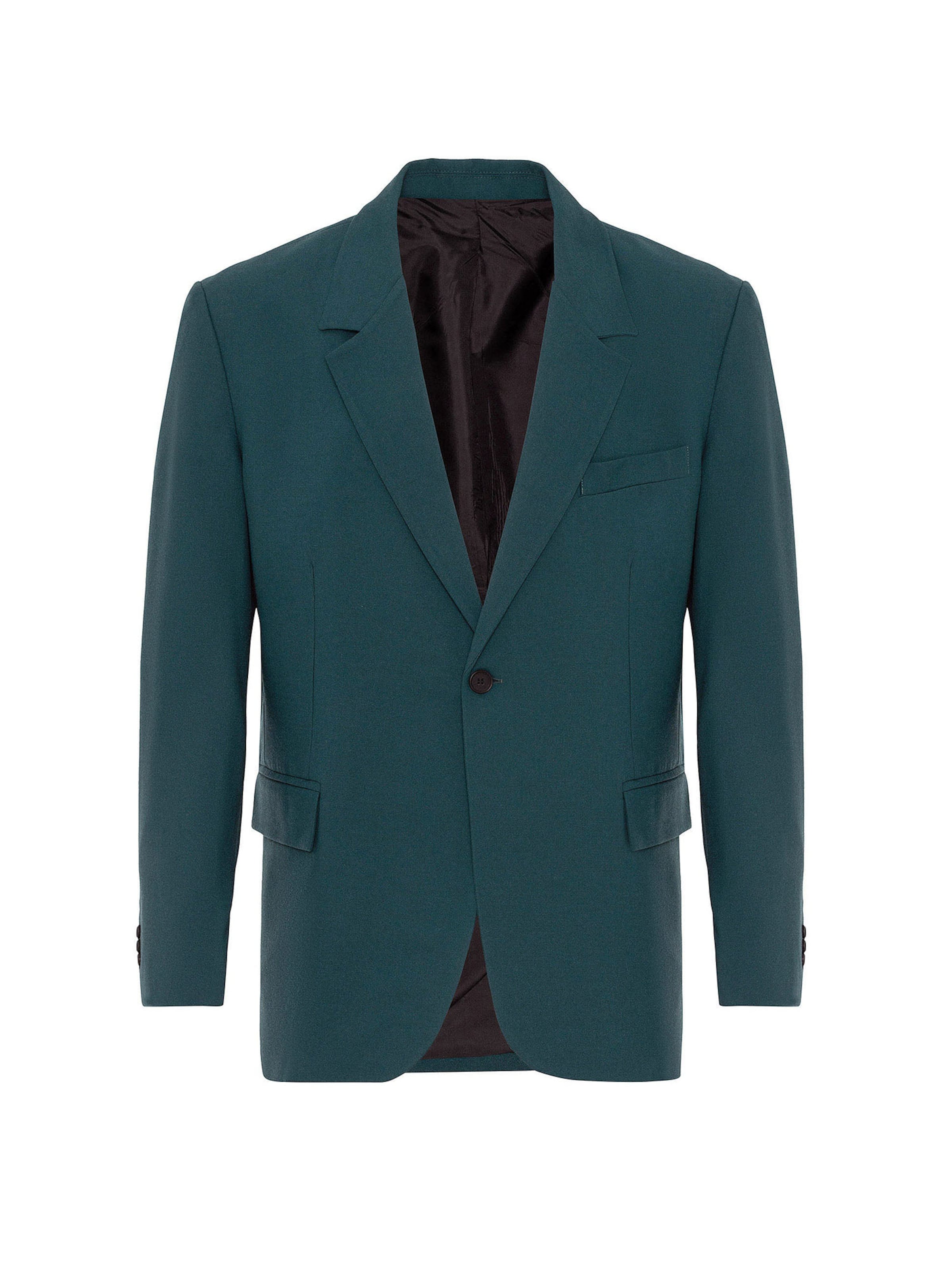 Antioch Средняя посадка Деловой пиджак в Зеленый: спереди