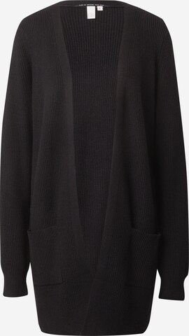 QS Strickjacke in Schwarz: predná strana