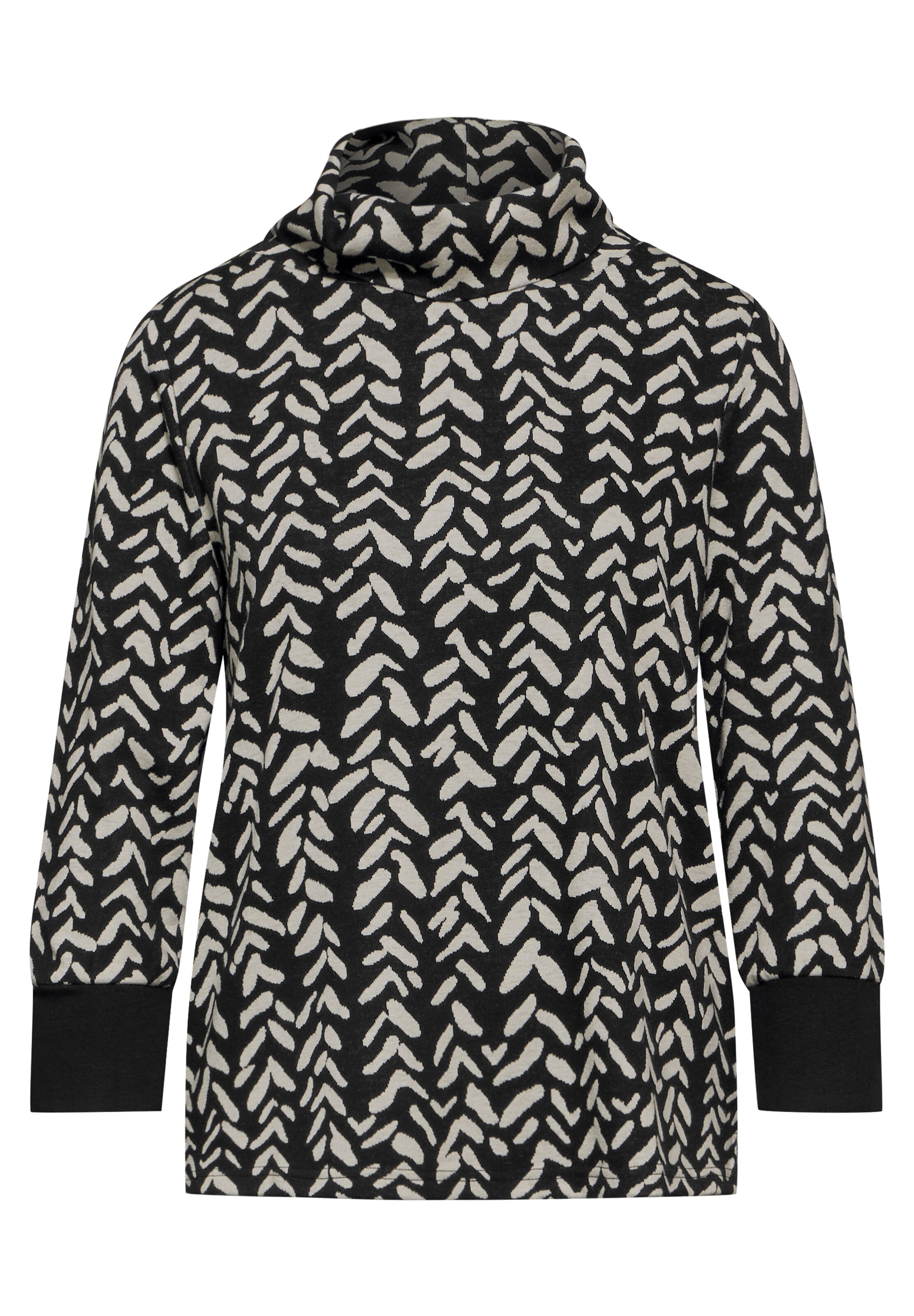 STREET ONE Shirt in Schwarz: Vorderseite