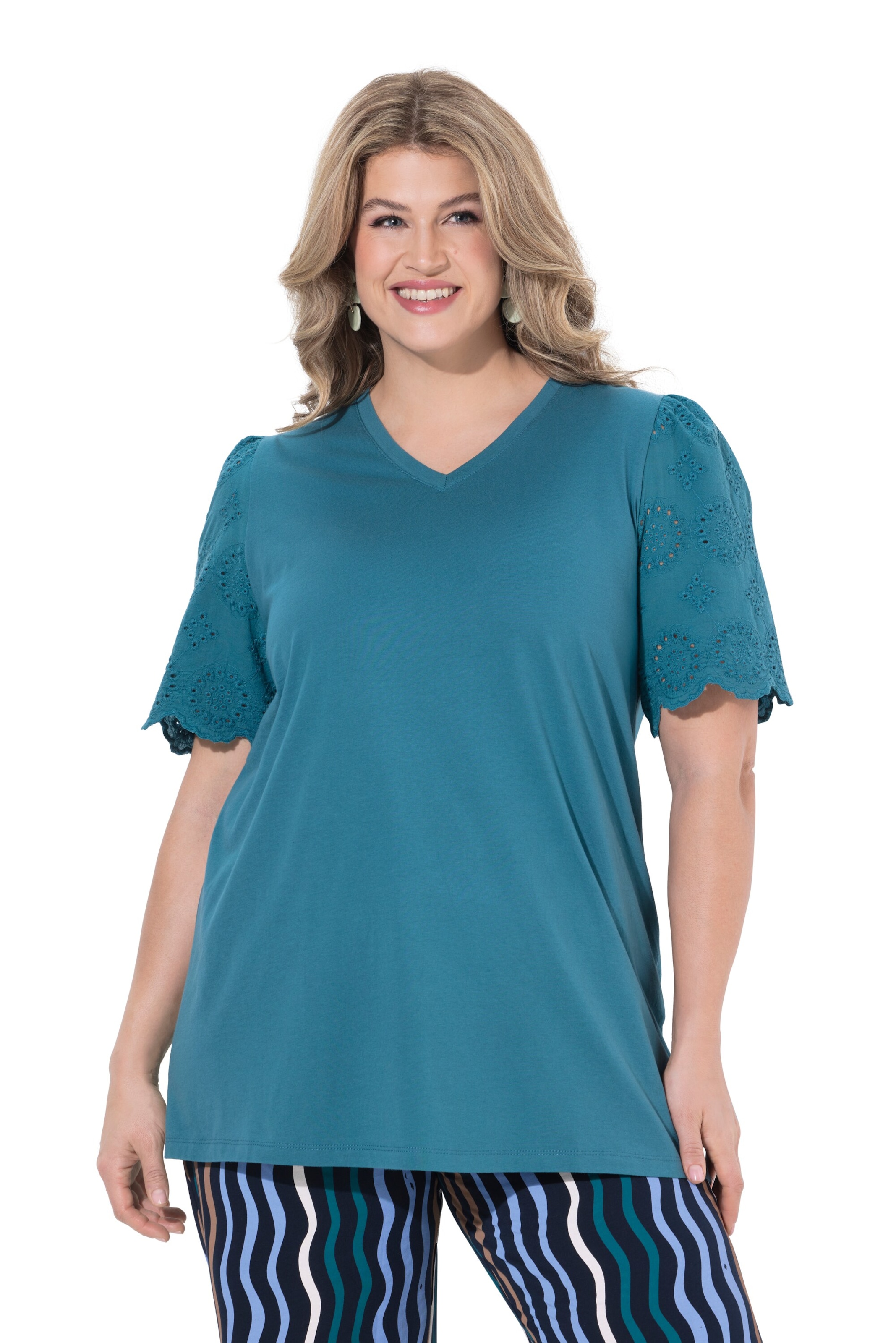 Ulla Popken Shirt in Blue: front