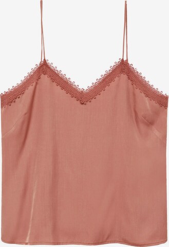 MANGO Top 'LORE8' in Pink: front