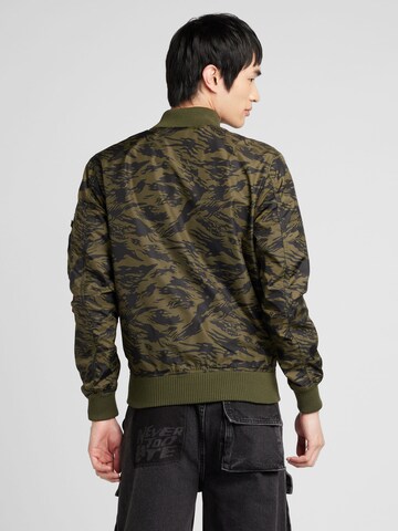 ALPHA INDUSTRIES Prechodná bunda - Zelená