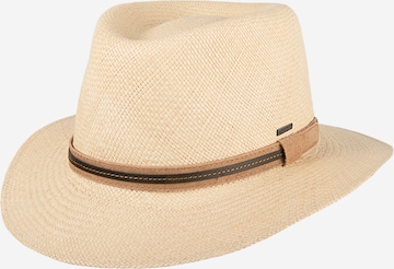 Hatland Hut 'Verdon Panama' in Beige: Vorderseite