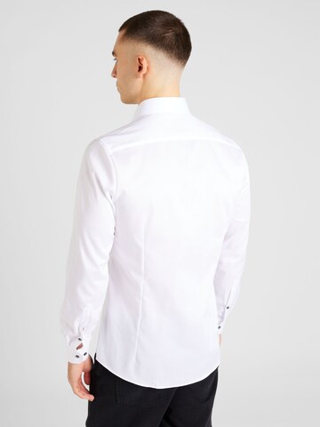 OLYMP Slim fit Business Shirt 'Level 5' in White