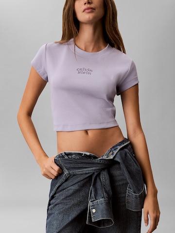T-shirt Calvin Klein Jeans en violet