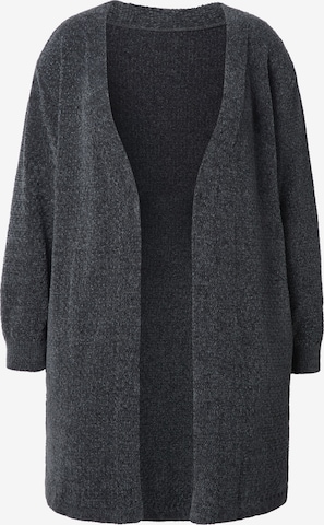 Cardigan Ulla Popken en gris : devant