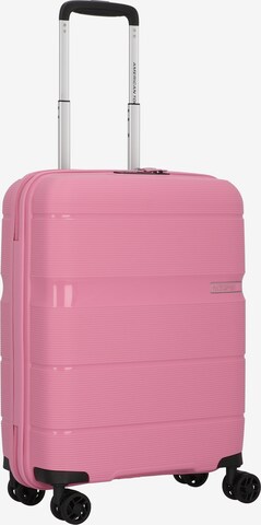 American Tourister Trolley 'Linex' 4-Rollen in Pink