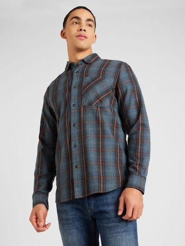 Volcom Regular fit Button Up Shirt in Blue: front