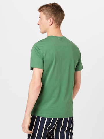 T-Shirt 'EMBOSS' Hackett London en vert