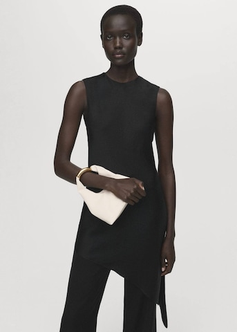 MANGO Top 'Harry' in Black: front