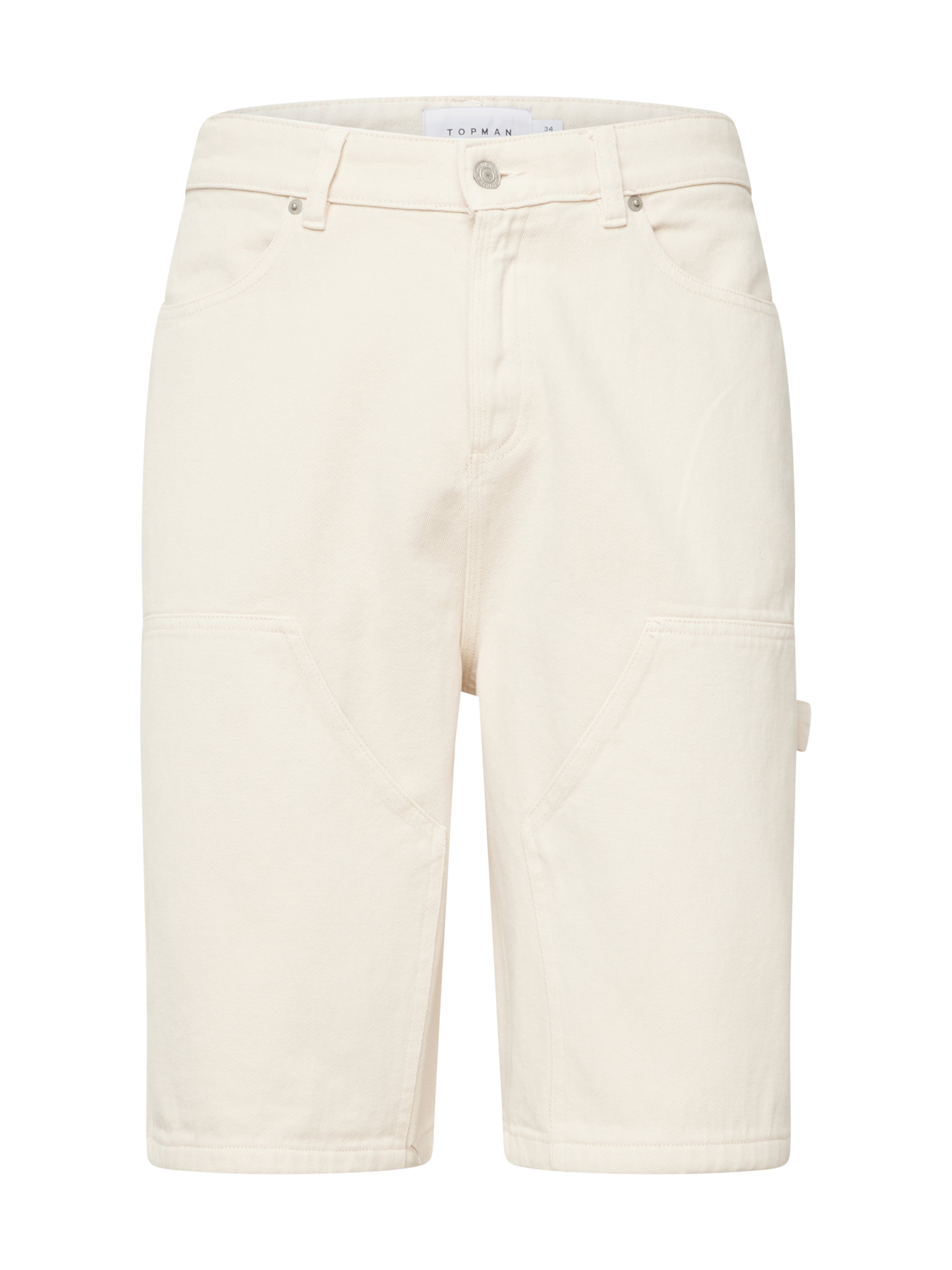 TOPMAN regular Jeans i beige: forside