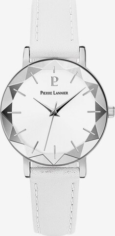 Montre à affichage analogique 'Multiples' Pierre Lannier en blanc : devant