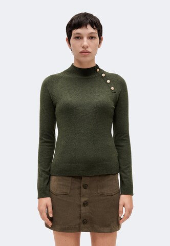 ABOUT YOU Sweater 'Greta' in Green: front