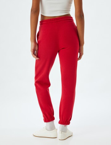 Koton Tapered Trousers in Red