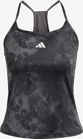 Haut de sport 'Train Essentials AOP Flower' ADIDAS PERFORMANCE en gris : devant