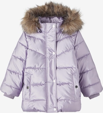 NAME IT - Casaco de inverno 'Maggy' em roxo: frente