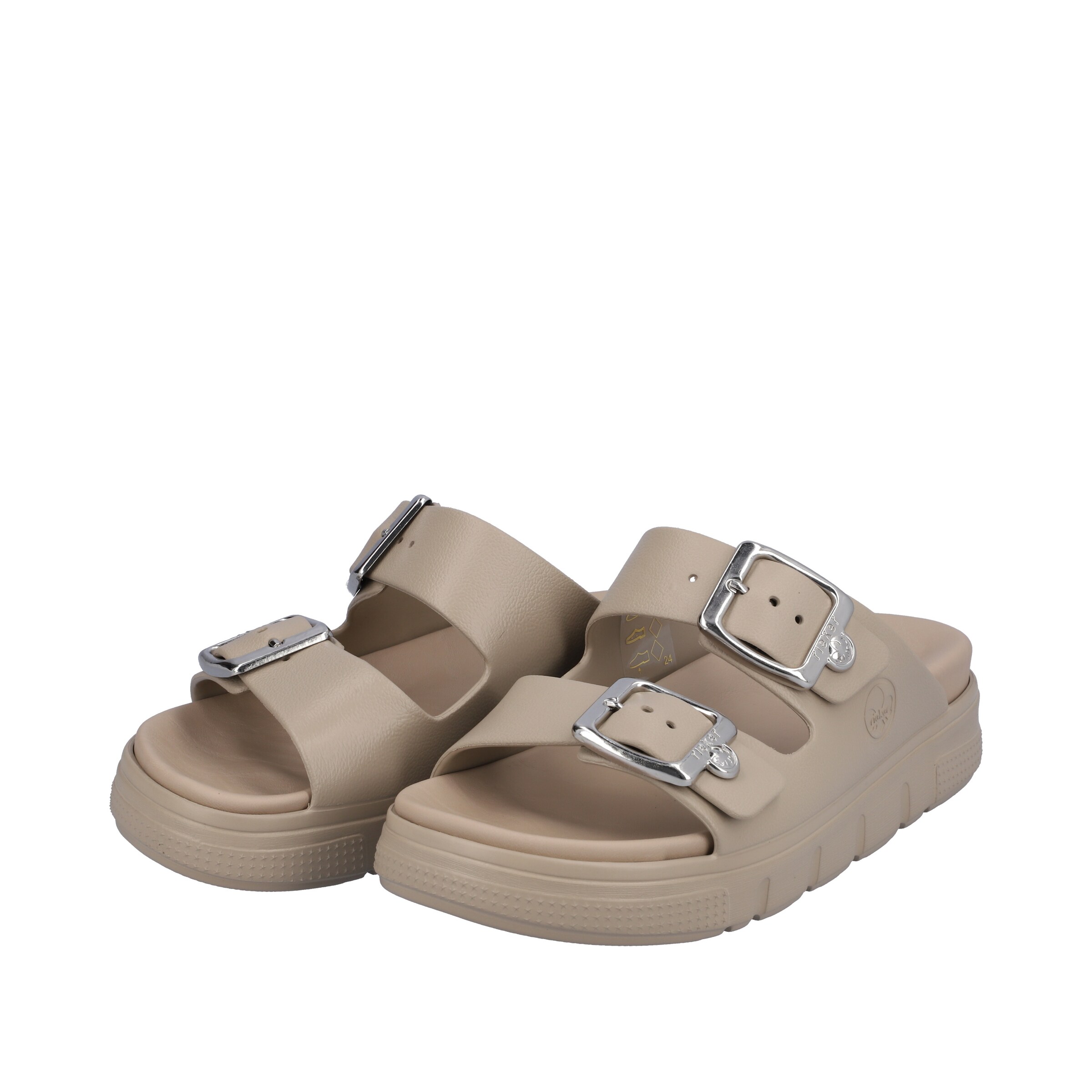 Rieker Mules in Beige