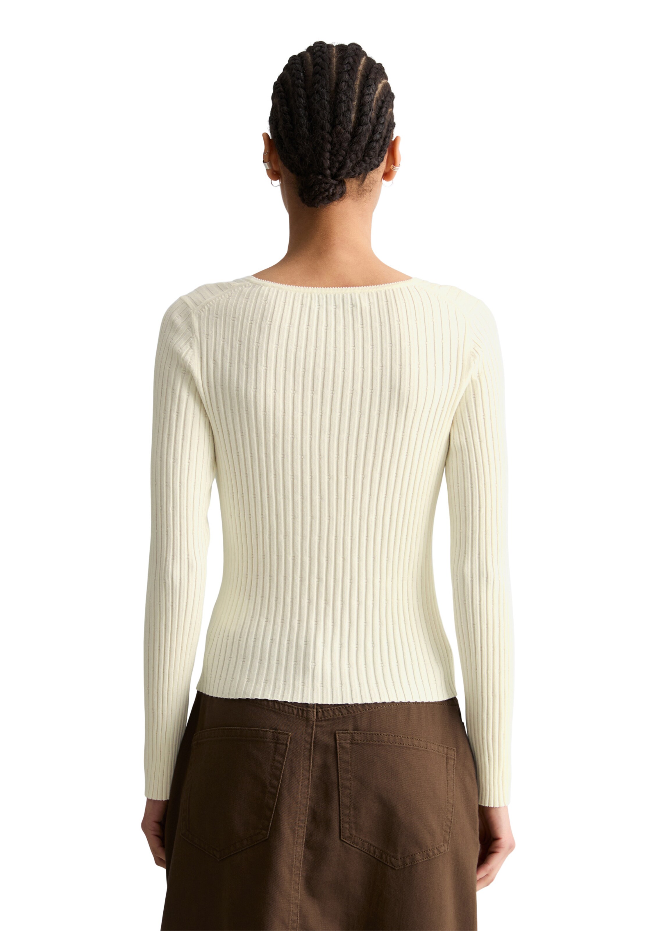 Marc O'Polo DENIM Gebreid vest in Wit