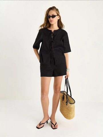 Bianco Lucci - Calças de fato em preto