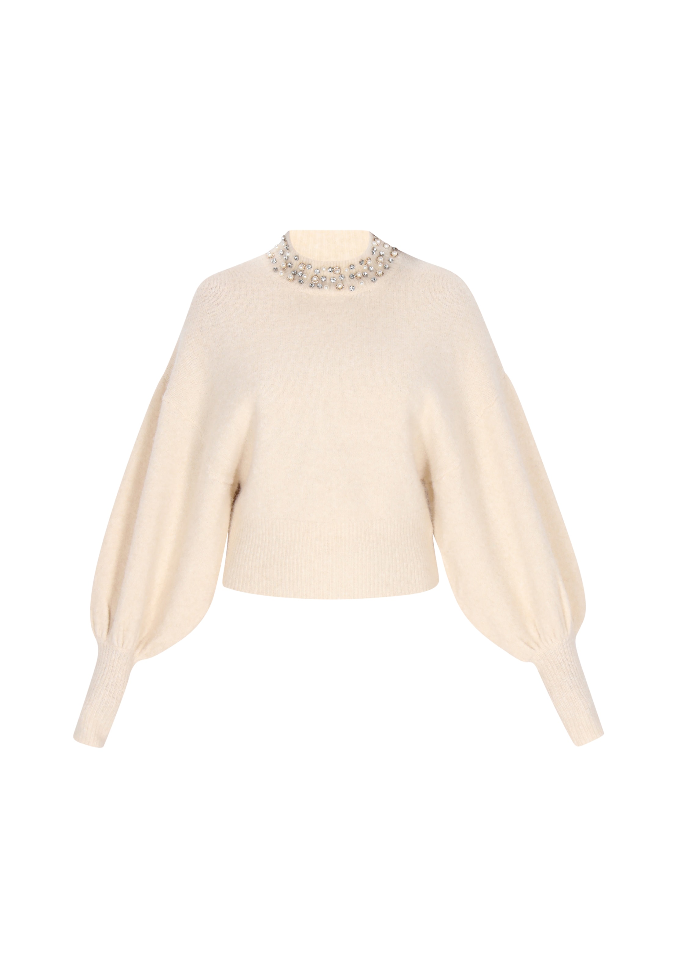faina Pullover in Beige: Vorderseite