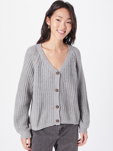 Moves Knit Cardigan 'Momo' in Grey: front