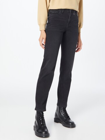 PULZ Jeans Regular Jeans 'EMMA' in Black: front