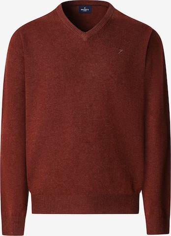 Pull-over Hackett London en marron : devant