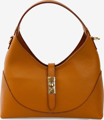 Sac bandoulière 'La Nobile' SARA BY JG en marron : devant
