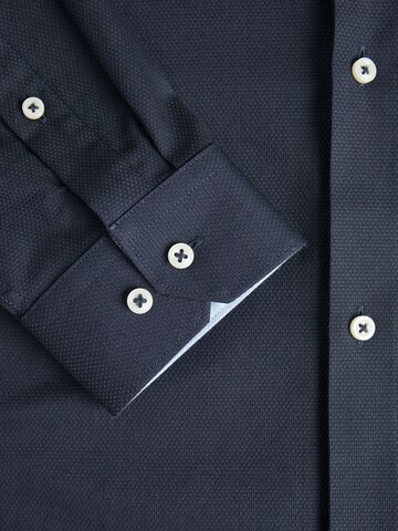 JACK & JONES Slim Fit Hemd 'JPRBLAParker' in Blau