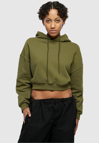 Urban Classics Sweatshirt in Groen: voorkant