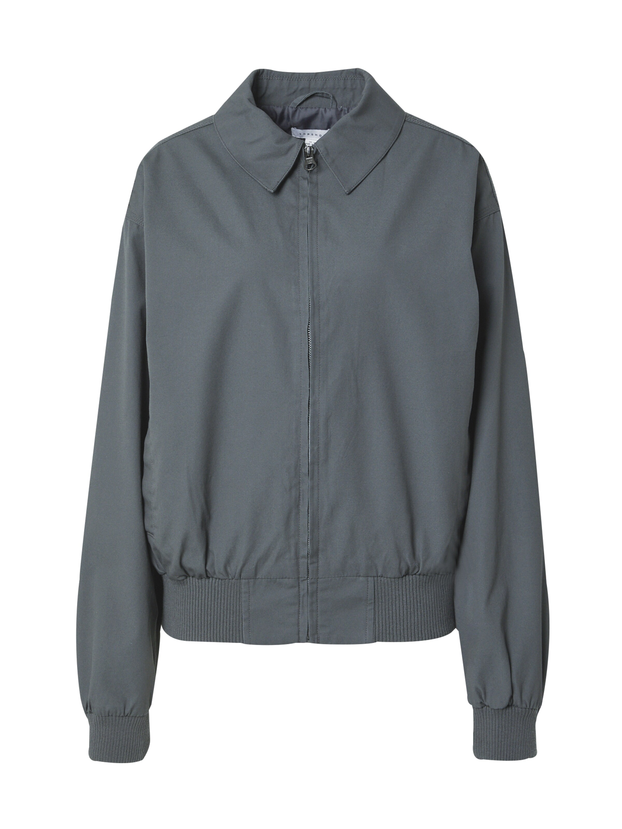 TOPSHOP Övergångsjacka i grå: framsida