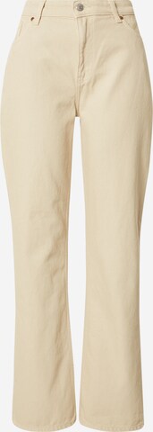 Monki Regular Jeans in Beige: front