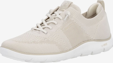 Baskets basses REMONTE en beige : devant
