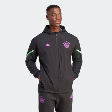 ADIDAS SPORTSWEAR Spordijope 'FC Bayern Designed For Gameday', värv must: eest vaates