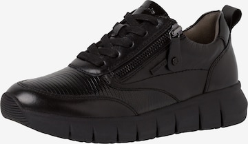 TAMARIS Lace-Up Shoes in Black: front