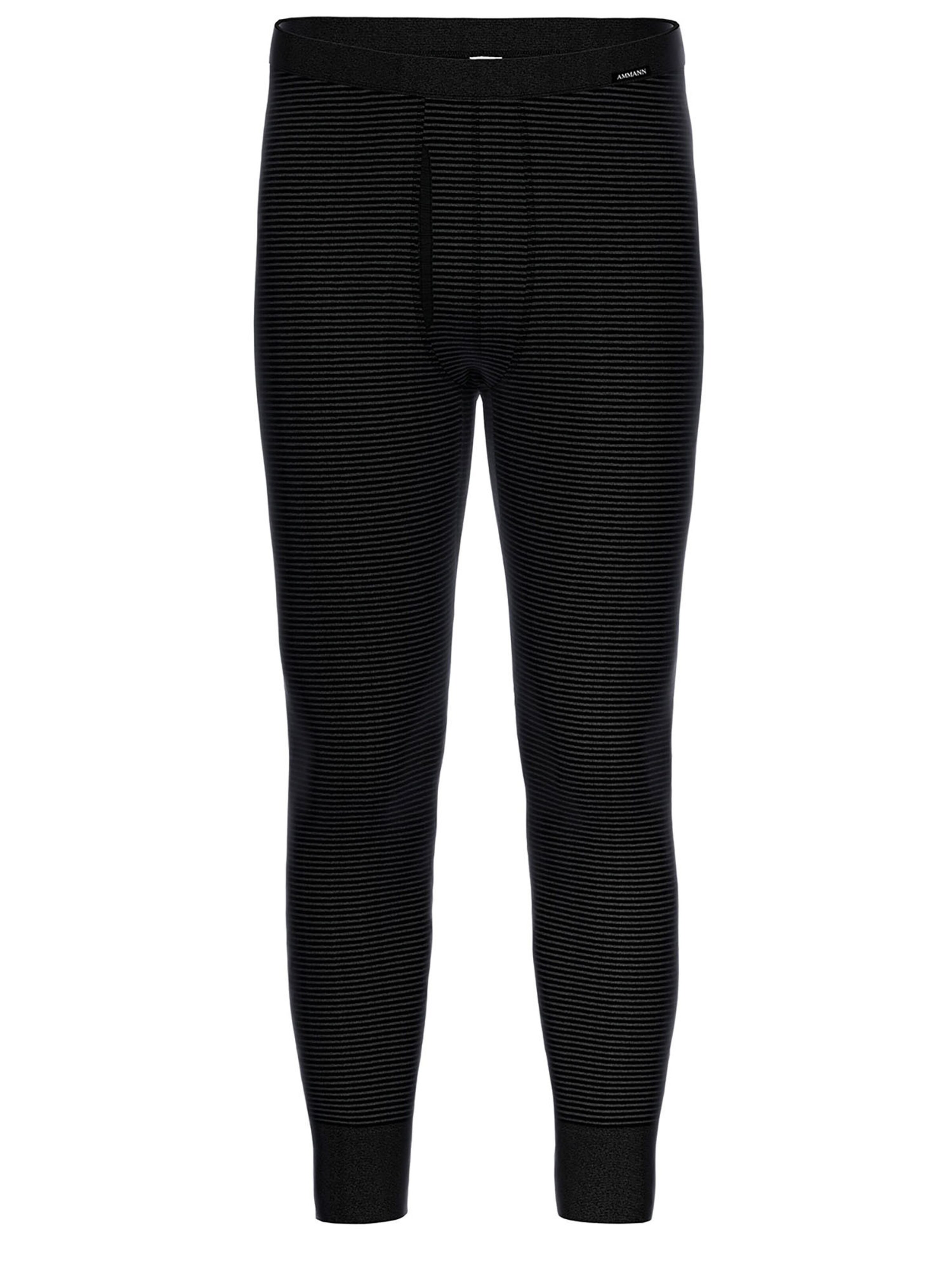 Ammann Long Johns 'Day Classic / Jeans Feinripp' in Grey: front