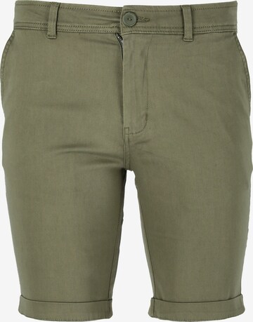 Cruz Regular Chino 'Jerryne' in Groen: voorkant